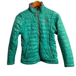 Girls Northface Reversible jacket medium